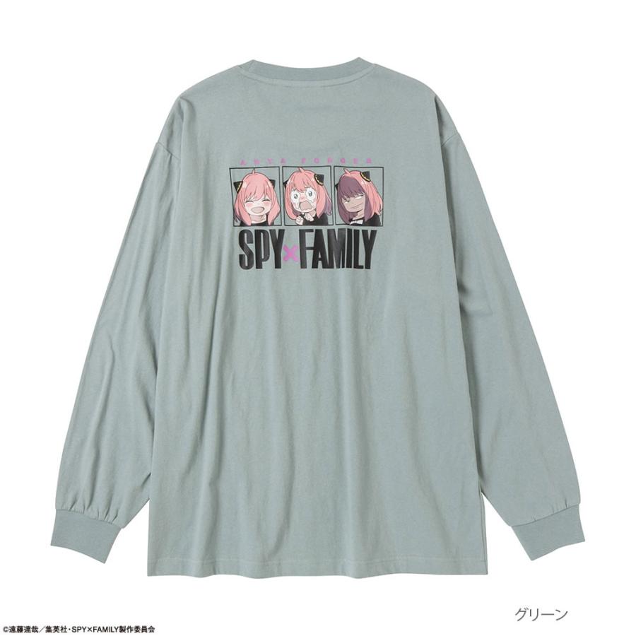 SPY×FAMILY スパイファミリー 長袖Tシャツ 綿100% メンズ コットン