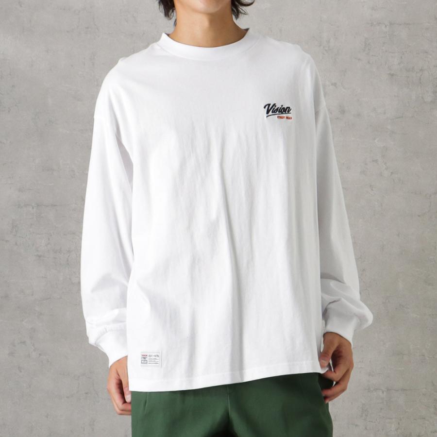 VISION STREET WEAR 長袖Tシャツ メンズ バックプリント バック VISION STREET WEAR 長袖Tシャツ メンズ バックプリント バック