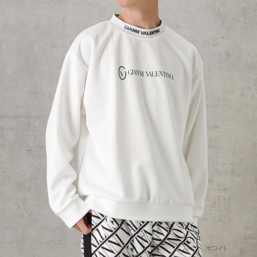 GIANNI VALENTINO（ジャンニバレンチノ） トレーナー メンズ 白 黒