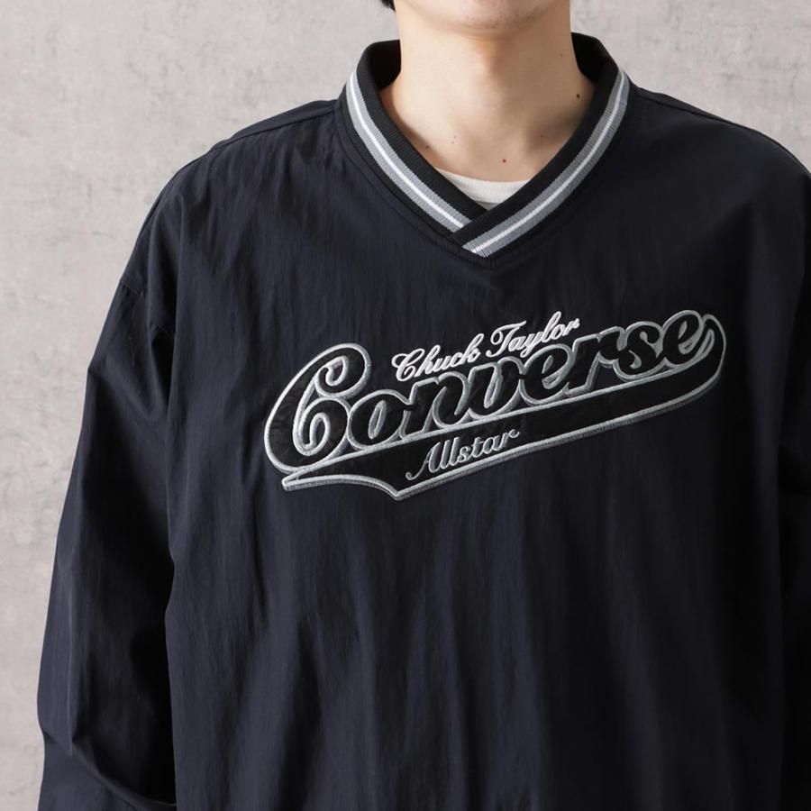 CONVERSE（コンバース） 長袖Tシャツ メンズ 撥水 ナイロン Vネック