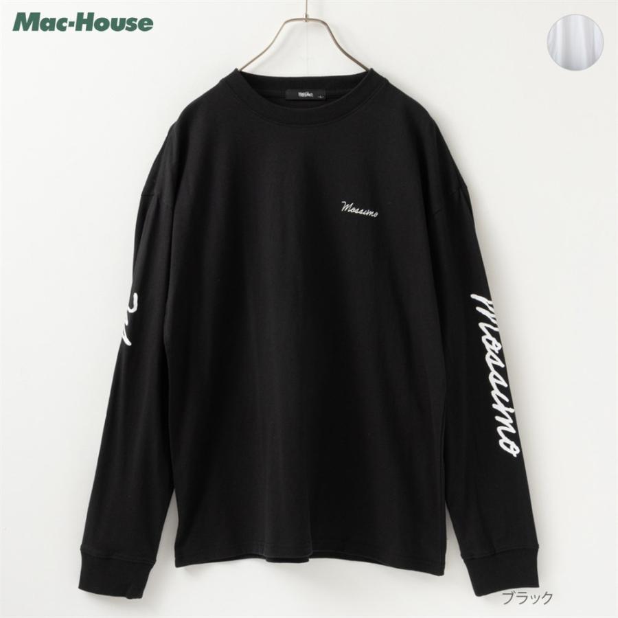 mossimo（モッシモ） Tシャツ 綿100% メンズ 長袖 ロンT クルーネック