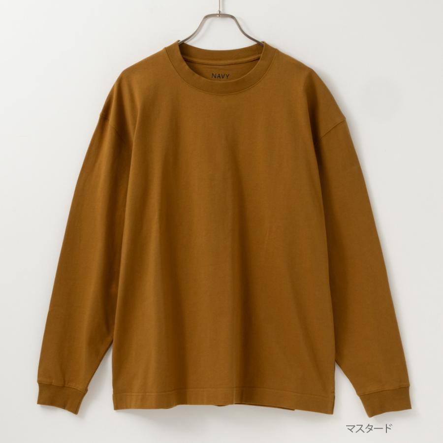 NAVY USコットン ベーシックロングスリーブTシャツ Tシャツ 長袖 綿100