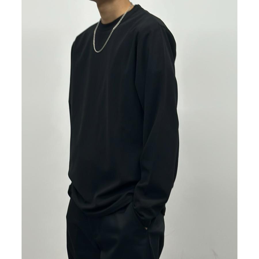 NAVY（ファッション） Tシャツ メンズ 長袖 速乾 抗菌防臭 無地 ロンT