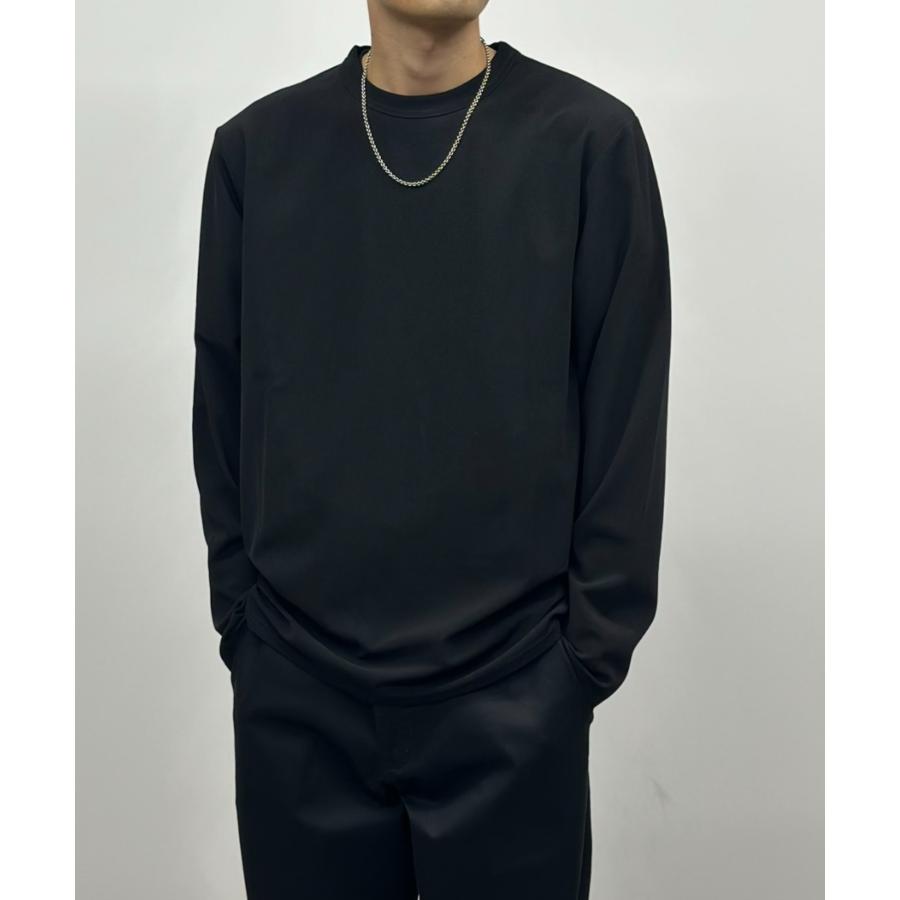 NAVY Tシャツ メンズ 長袖 速乾 抗菌防臭 無地 ロンT クルーネック