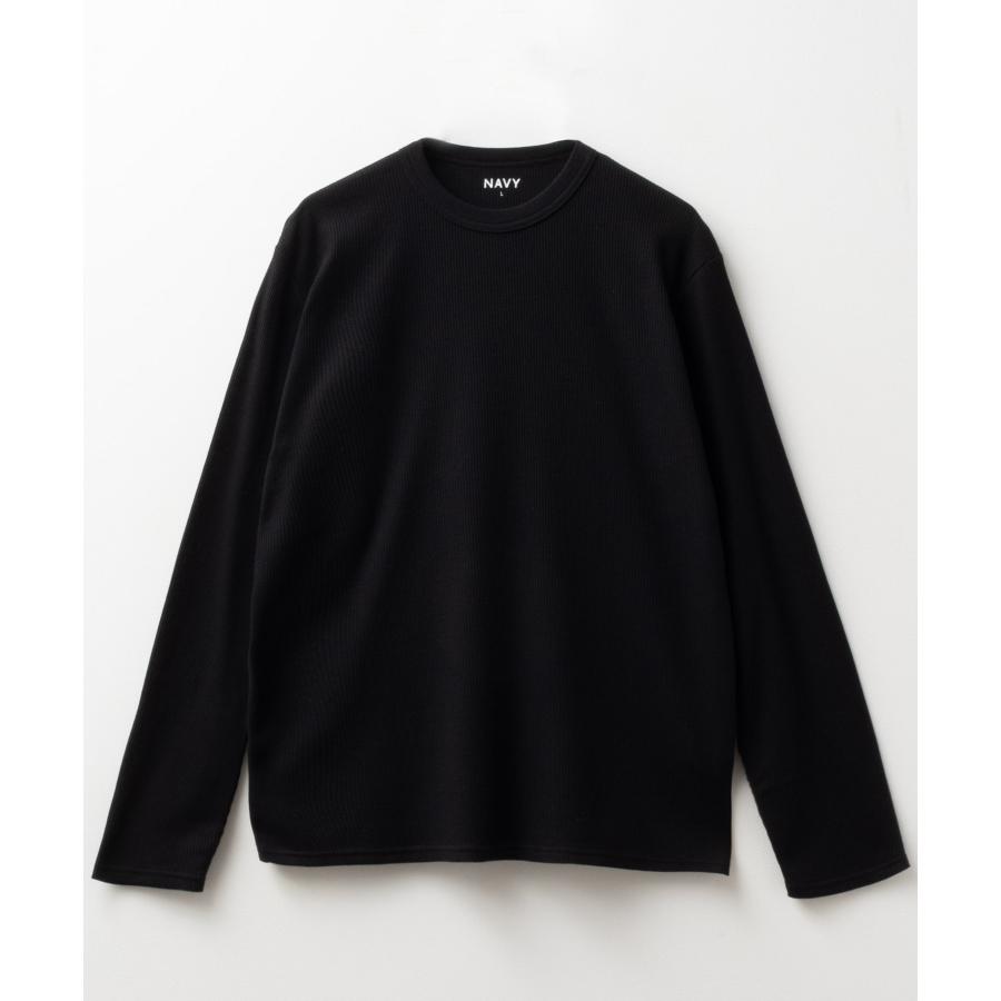 NAVY Tシャツ メンズ 長袖 速乾 抗菌防臭 無地 クルーネック ロンT