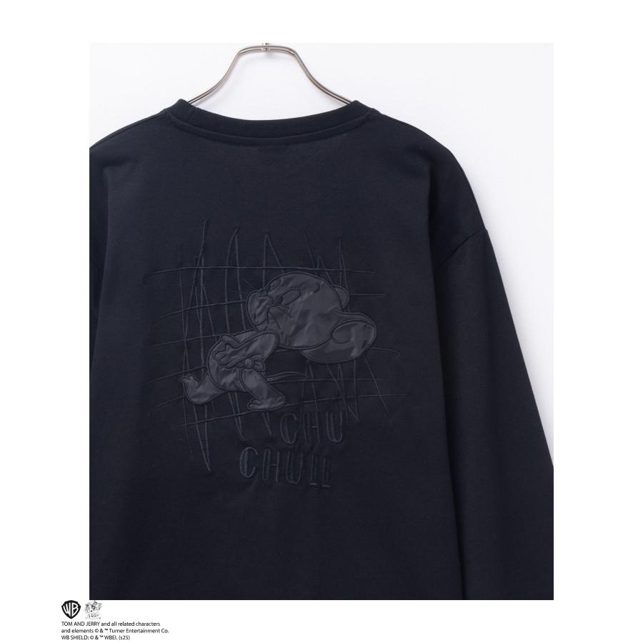 Tom and Jerry トムとジェリー Tシャツ メンズ 長袖 綿混 ロンT