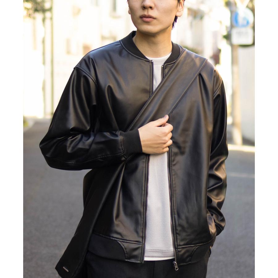 NAVY Tシャツ メンズ 長袖 ロンT フェイクレイヤード ストライプ