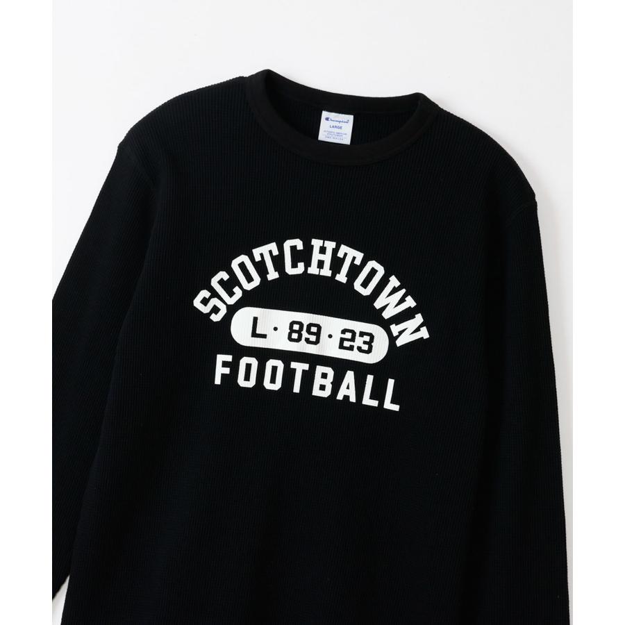 Champion（チャンピオン） Tシャツ メンズ 長袖 ワッフル素材 綿混