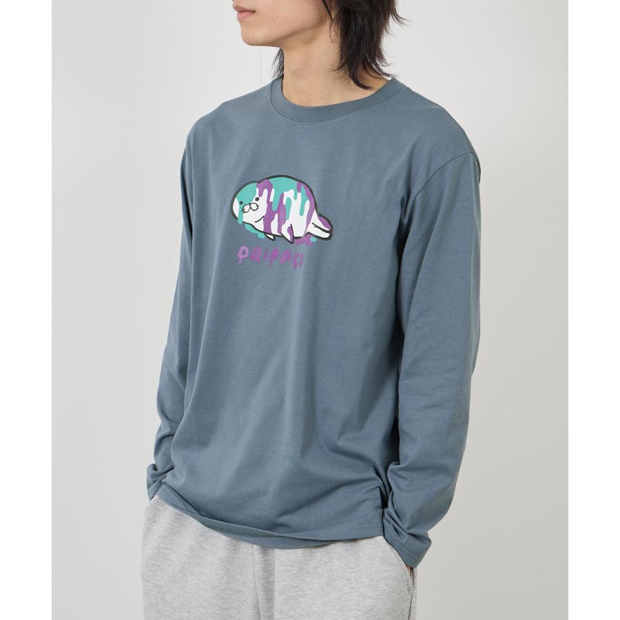 ターゲットフィッシュ 長袖 Tシャツ ヒラマサ＆シイラ Lサイズ G794 Tシャツ メンズ 長袖 ロンT アニマル アザラシ ペンギン ベアー