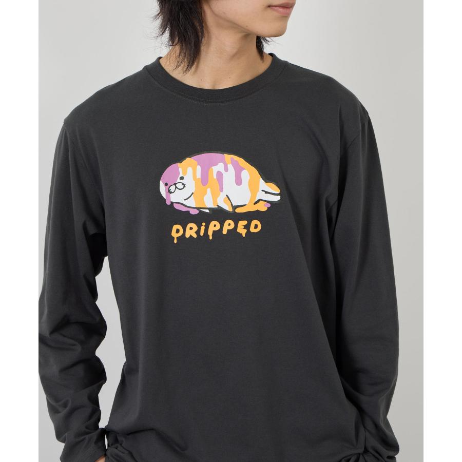 Tシャツ メンズ 長袖 ロンT アニマル アザラシ ペンギン ベアー