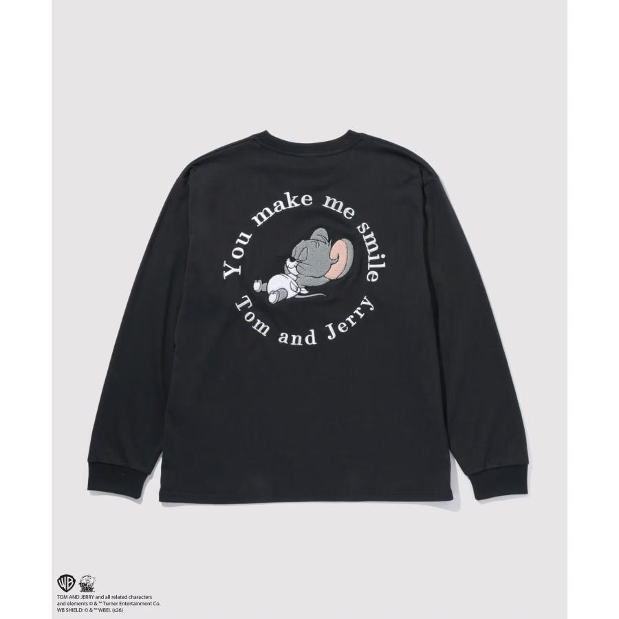 Tom and Jerry トムとジェリー Tシャツ メンズ 長袖 ロンT 綿混 大きめ