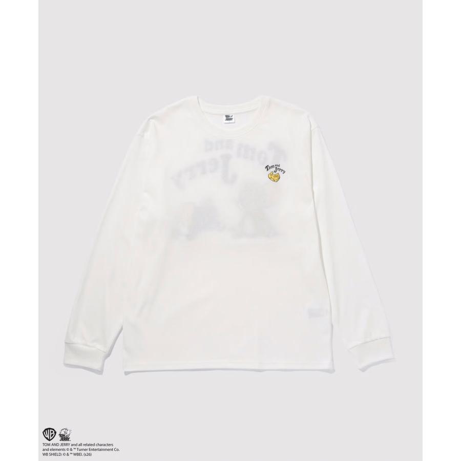 Tom and Jerry トムとジェリー Tシャツ メンズ 長袖 ロンT 綿混 大きめ