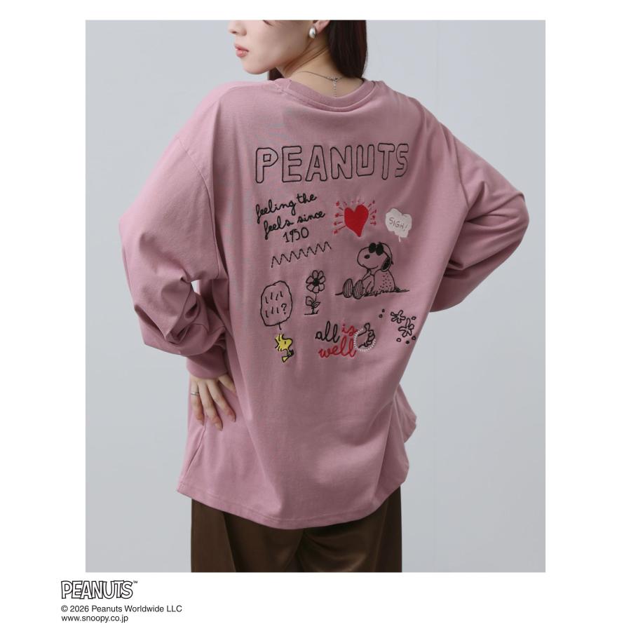 PEANUTS PEANUTS SNOOPY ピーナッツ スヌーピー Tシャツ メンズ 長袖