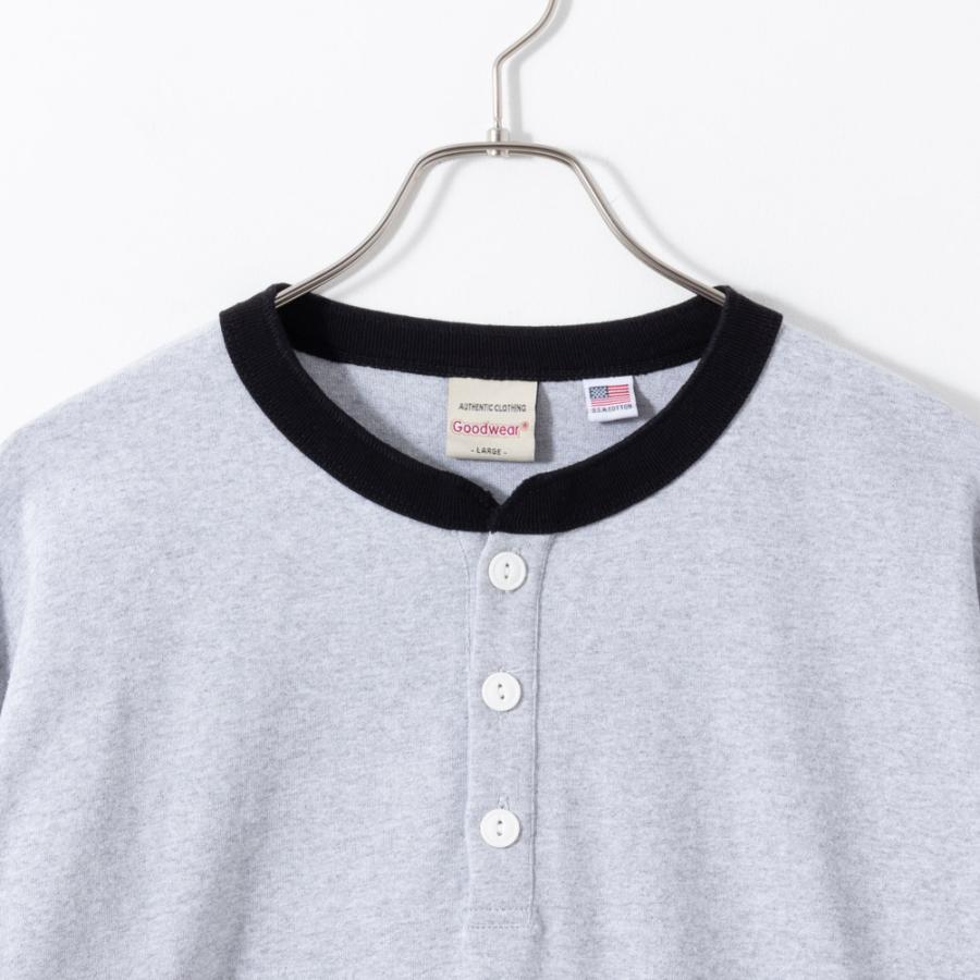 Goodwear（グッドウェア） 長袖Tシャツ 綿100% メンズ USAコットン 