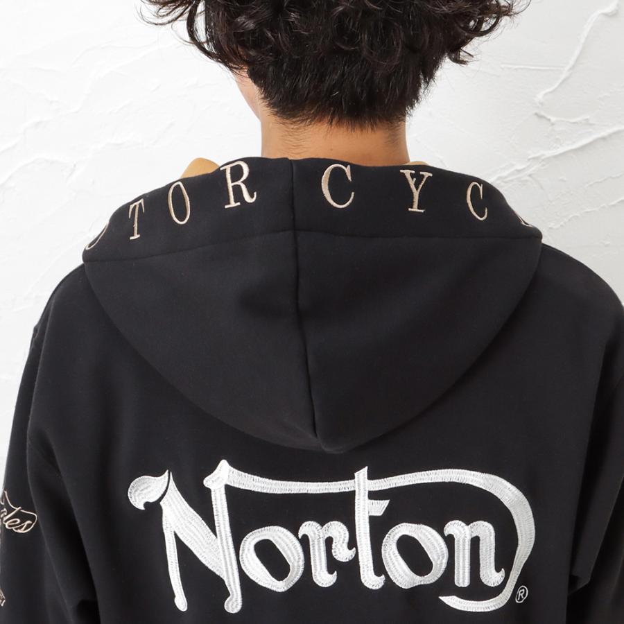 ノートン（NORTON） 裏起毛パーカー メンズ 大きいサイズ 撥水 ジップ