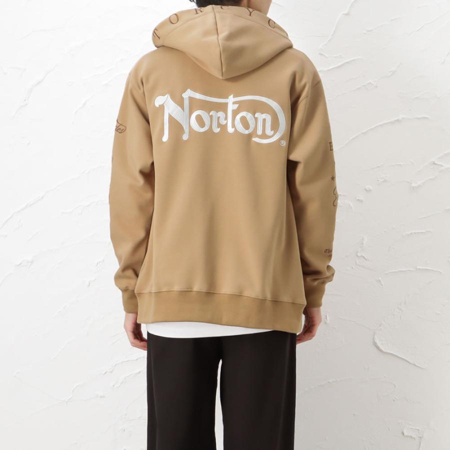 ノートン（NORTON） 裏起毛パーカー メンズ 大きいサイズ 撥水 ジップ