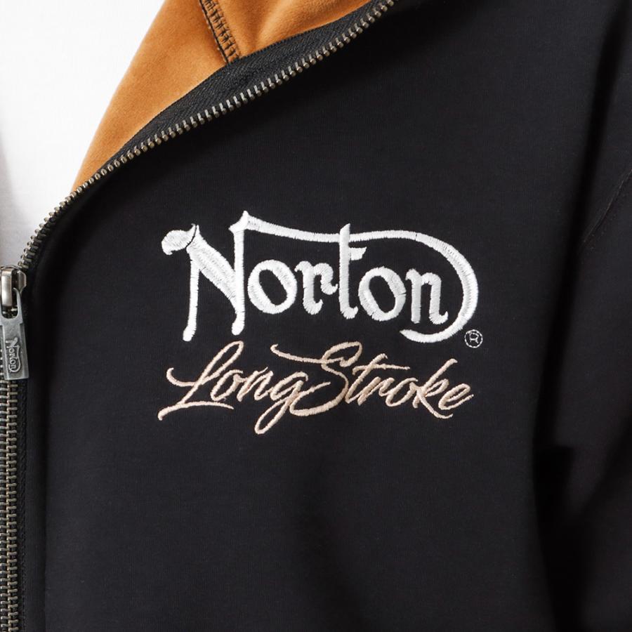 ノートン（NORTON） 裏起毛パーカー メンズ 大きいサイズ 撥水 ジップ