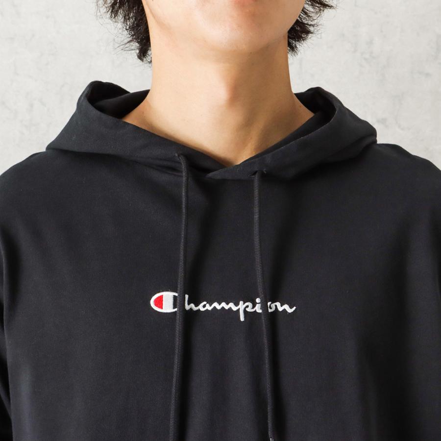 Champion（チャンピオン） パーカー ロングTシャツ 綿100% メンズ