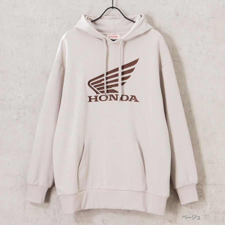 HONDA フード付トレーナー NAVY（ファッション） HONDA ホンダ パーカー スウェット 裏毛