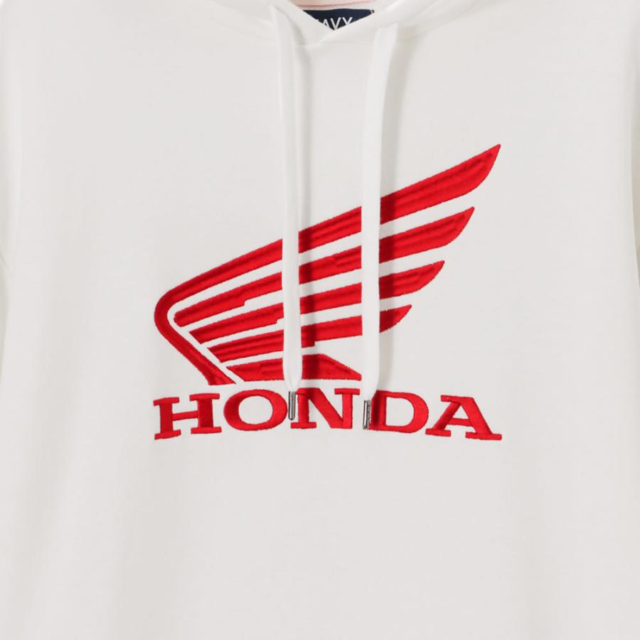 HONDA フード付トレーナー NAVY（ファッション） HONDA ホンダ パーカー スウェット 裏毛