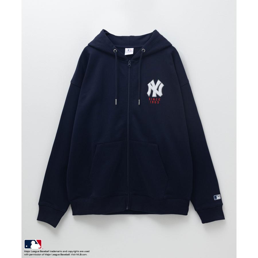 MLB メジャーリーグベースボール 裏毛 パーカー メンズ 大きめ
