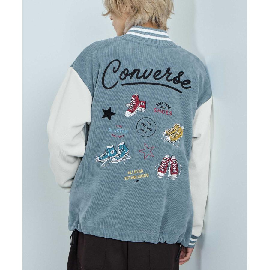 CONVERSE（コンバース） 裏起毛 スタジャン メンズ 暖かい ドロー