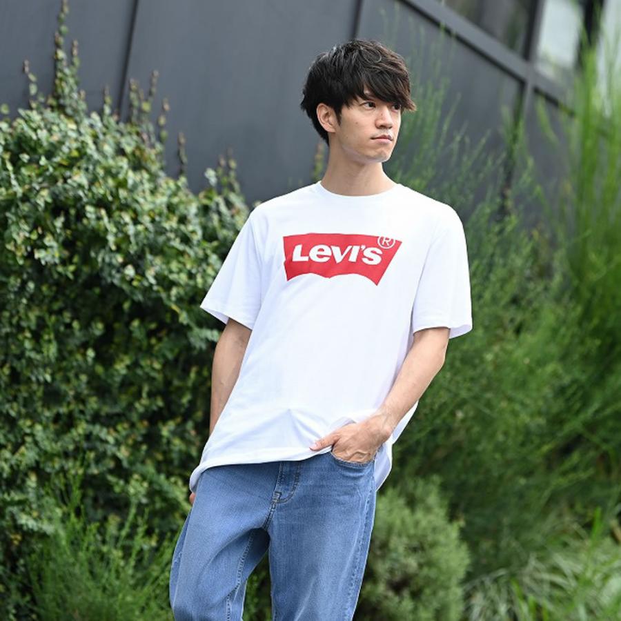 [リーバイス] ロゴTシャツ 半袖 メンズ levi's リーバイス ロゴ tシャツ ロゴ リーバイス Levis 半袖Tシャツ 白 ロゴ メンズ 161430093 夏物