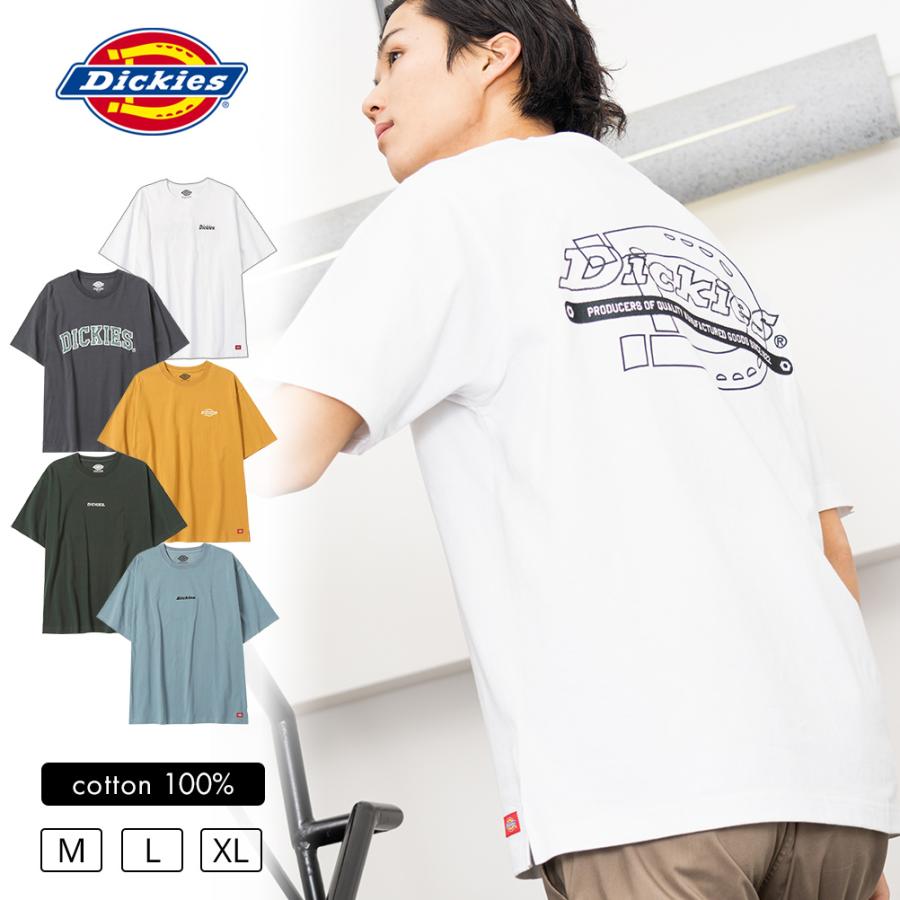 お買い得オプションの-Dickies ディッキーズ 半袖Tシャツ メンズ 綿100