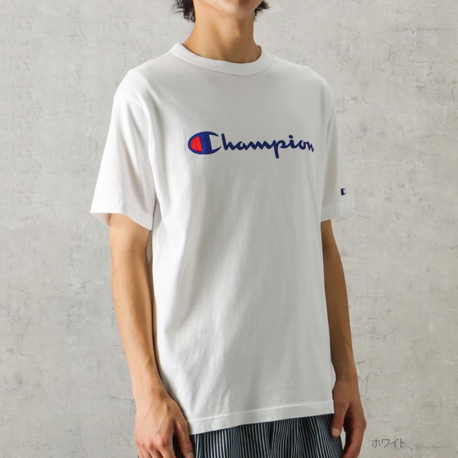 Champion チャンピオン 半袖tシャツ 綿100 メンズ コットン ロゴ プリント クルーネック ブランド 人気 トップス ネコポス対応 Mac House マックハウス 通販 Paypayモール