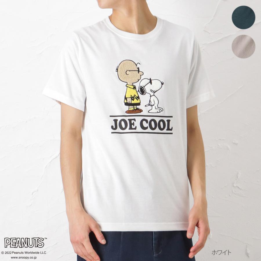 PEANUTS SNOOPY ピーナッツ スヌーピー 半袖Tシャツ メンズ 綿混 