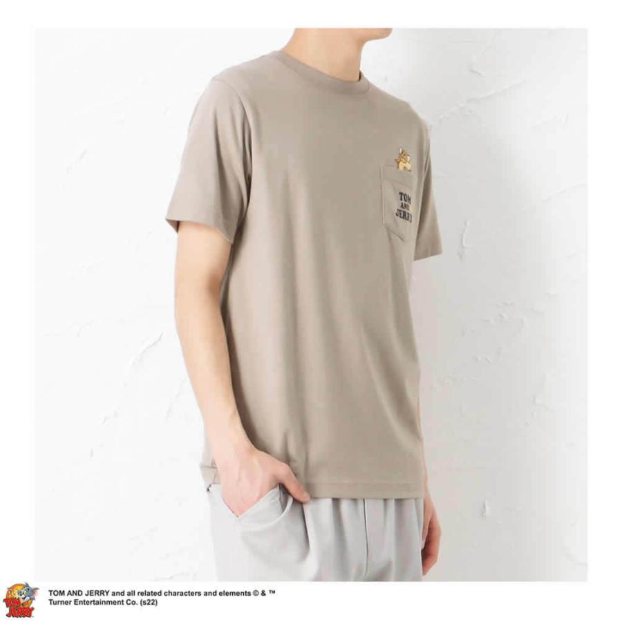 Tom and Jerry トムとジェリー 半袖Tシャツ メンズ バックプリント