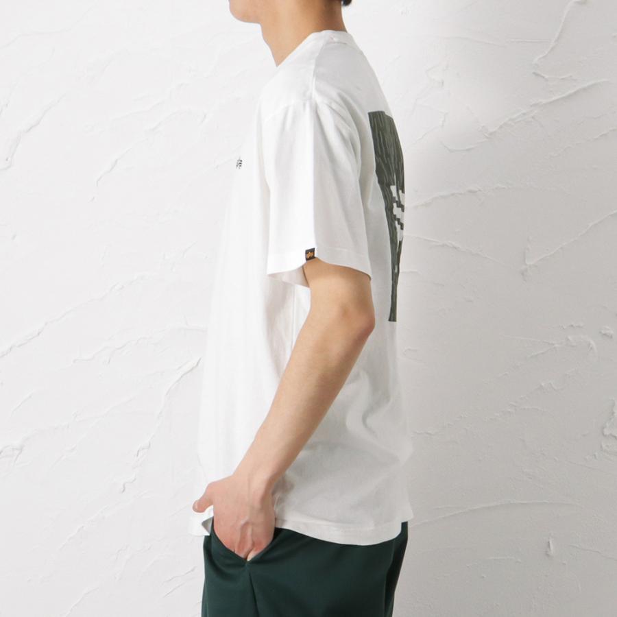 送料込★ALPHA INDUSTRIES★半袖Tシャツ Camo Tシャツ Alpha Industries ALPHA アルファ 半袖Tシャツ 綿100％ メンズ
