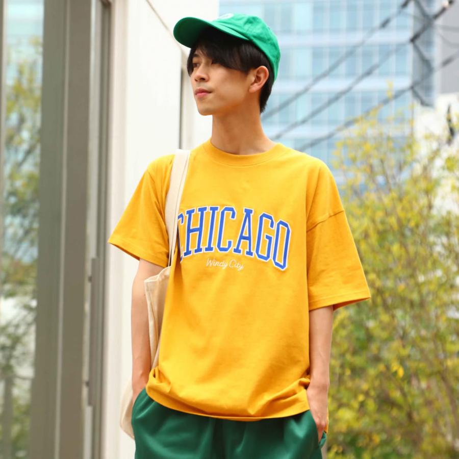 半袖tシャツ 綿100 コットン メンズ ネックレス付き 2点セット 喜平 アクセサリー カレッジロゴ クルーネック トップス ネコポス対応 Mac House マックハウス 通販 Paypayモール