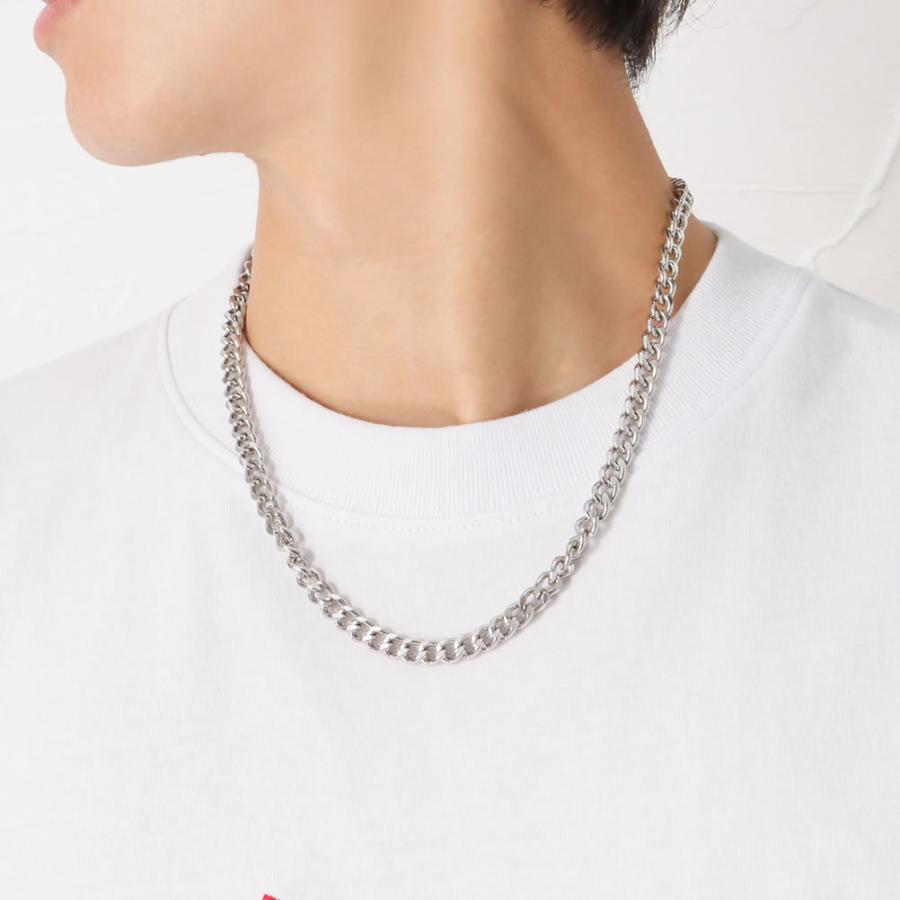 NAVY 半袖Tシャツ 綿100% コットン メンズ ネックレス付き 2点セット