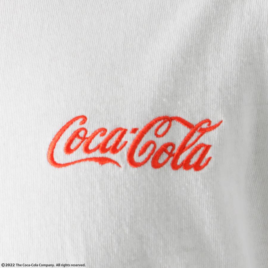 Coca-Cola 半袖Tシャツ メンズ 綿100% コットン プリント 刺繍 炭酸飲料 トップス ネコポス対応｜machouse｜10