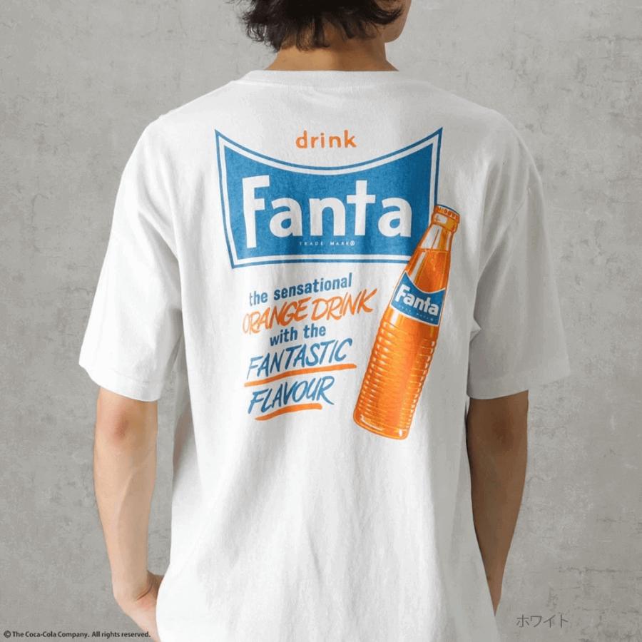 Fanta ファンタ 半袖Tシャツ メンズ 綿100% コットン プリント 刺繍 
