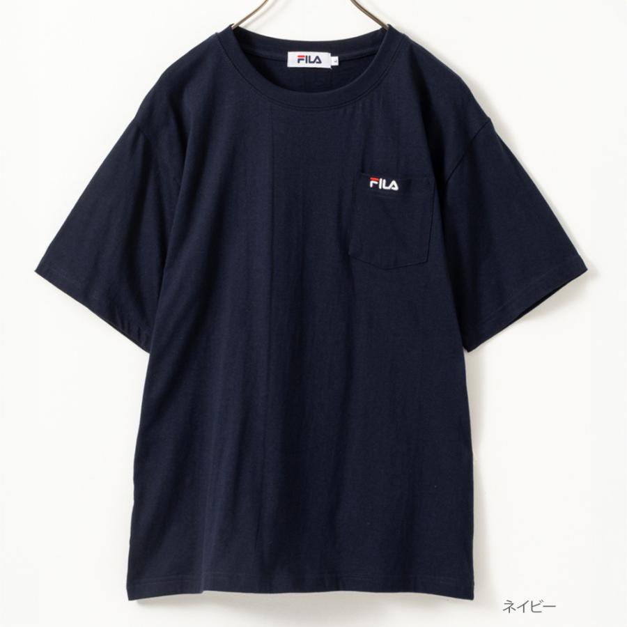 FILA フィラ Tシャツ 半袖 綿100% メンズ コットン クルーネック トップス ネコポス対応｜machouse｜05