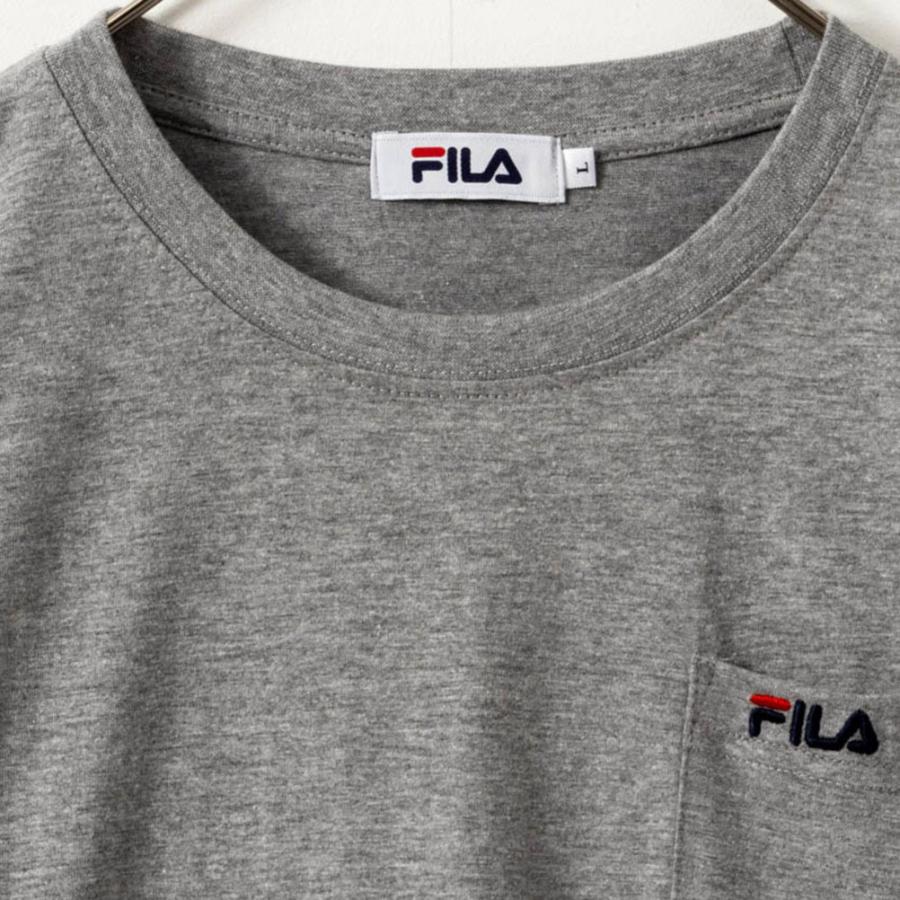 FILA フィラ Tシャツ 半袖 綿100% メンズ コットン クルーネック トップス ネコポス対応｜machouse｜07