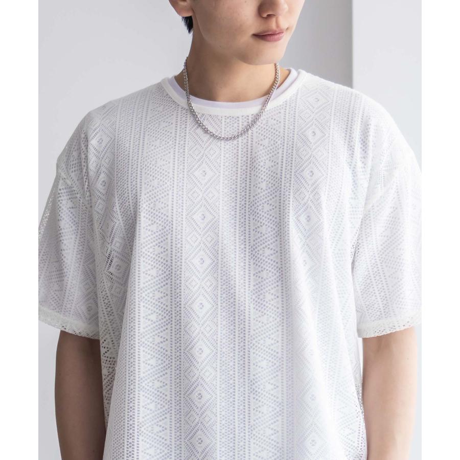 NOBLE PRODUCT（ノーブルプロダクト） Tシャツ レース アンサンブル