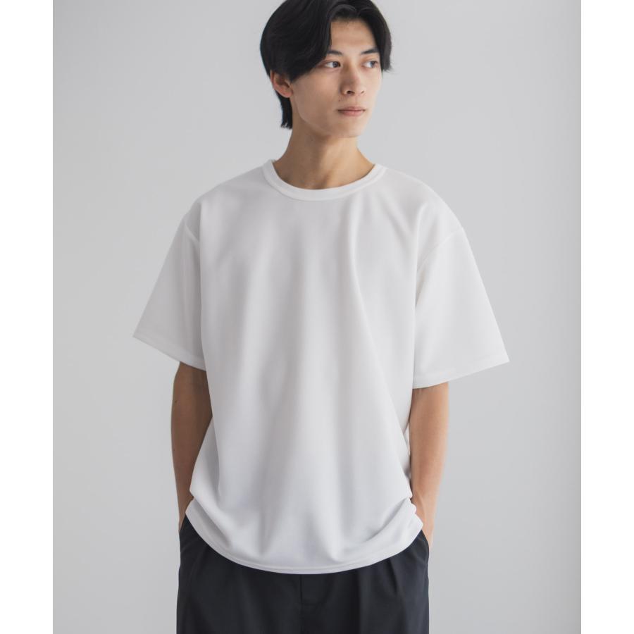 NAVY Tシャツ メンズ 半袖 鹿の子 無地 シンプル インナー クルー