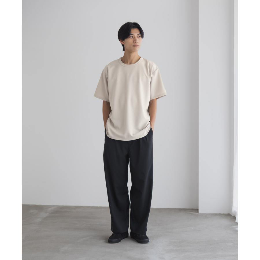 NAVY Tシャツ メンズ 半袖 鹿の子 無地 シンプル インナー クルー