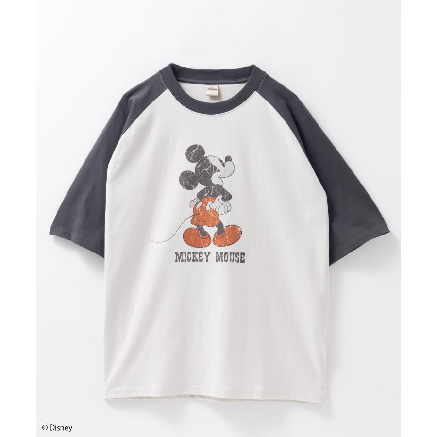 Disney（ディズニー） ミッキーマウス Tシャツ メンズ 半袖 綿100