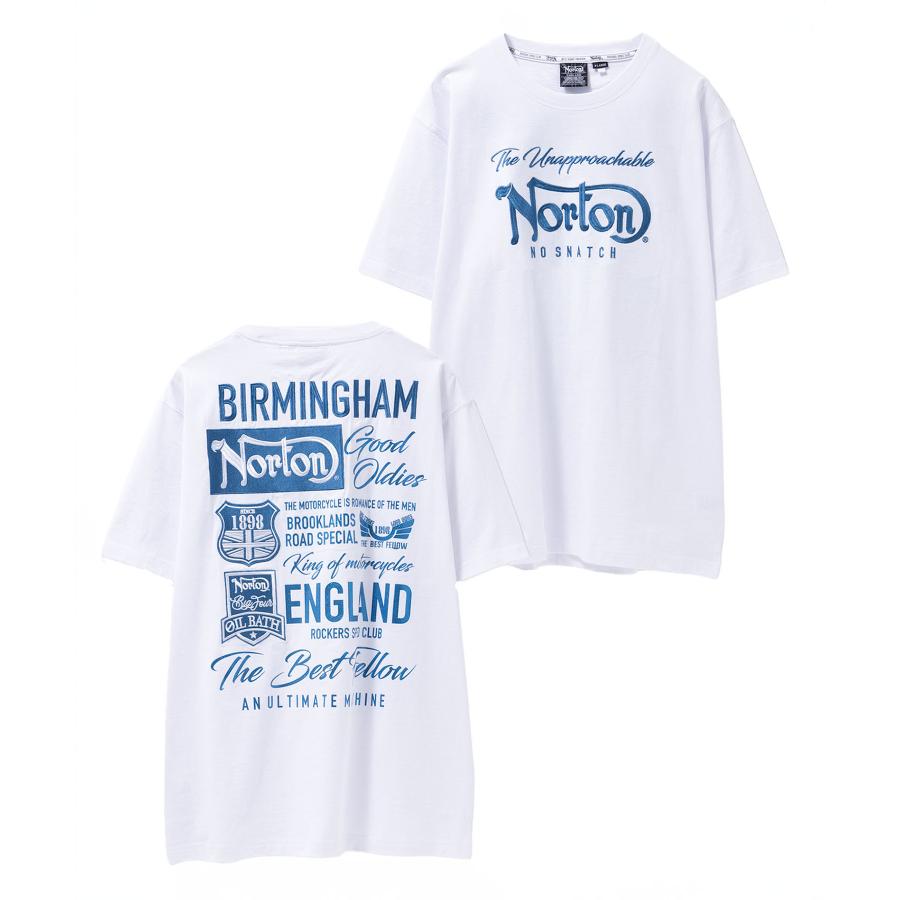 ノートン（NORTON） Tシャツ メンズ 半袖 綿100％ コットン プリント