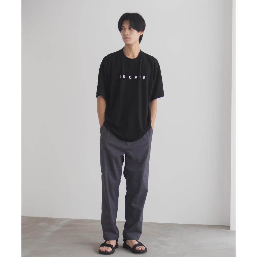 Tシャツ メンズ 半袖 ポンチ素材 接触冷感 ひんやり ストレッチ クルー