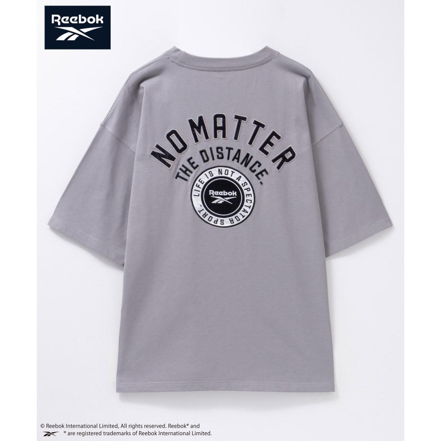 Reebok（リーボック） Tシャツ メンズ 半袖 5分袖 綿混 大きめ