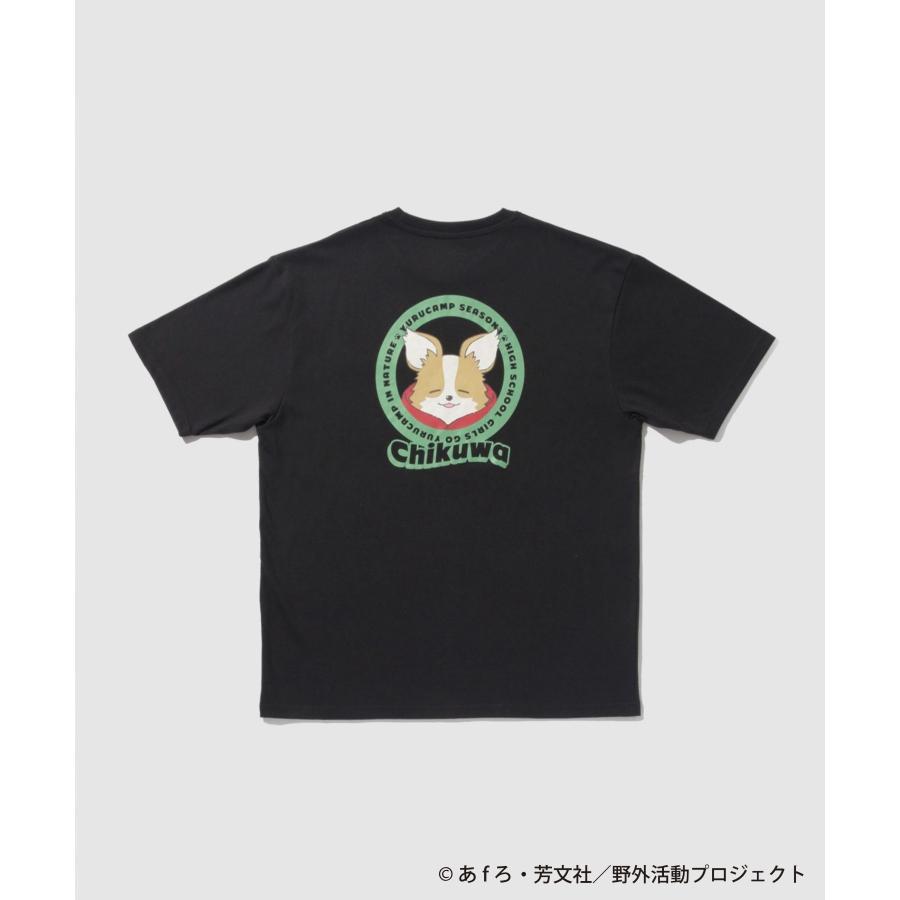 ゆるキャン△ SEASON3』 Tシャツ メンズ 半袖 綿混 ちくわ 胸ポケット