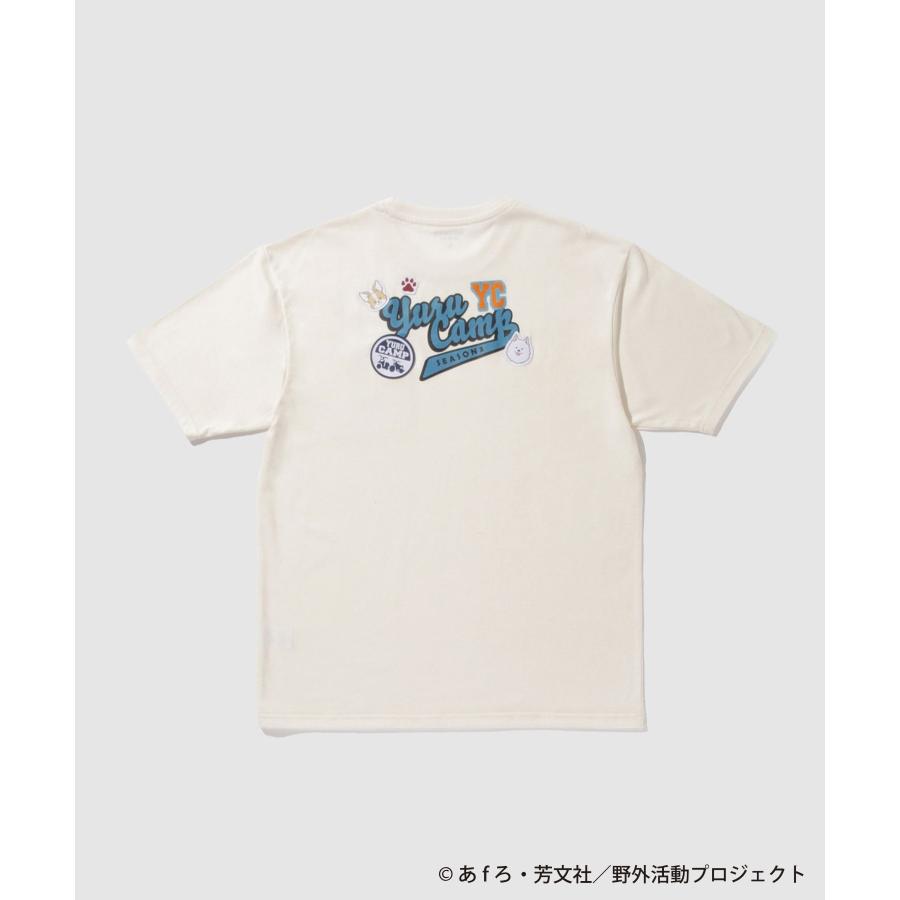 ゆるキャン△ SEASON3』 Tシャツ メンズ 半袖 綿混 ちくわ 胸ポケット