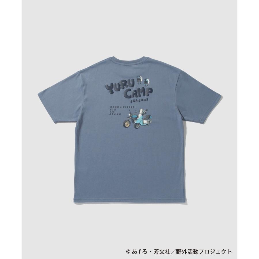 me Tシャツ ゆるキャン△ SEASON3』 Tシャツ メンズ 半袖 綿混 志摩リン 土岐綾乃