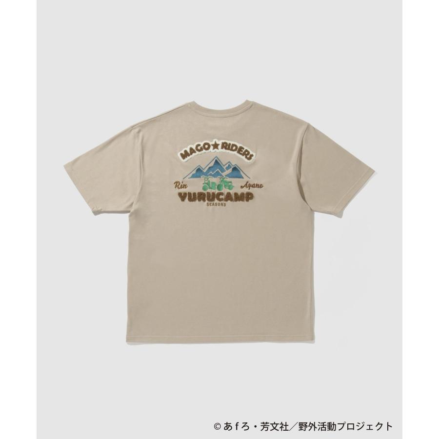 ゆるキャン△ SEASON3』 Tシャツ メンズ 半袖 綿混 ロゴ プリント