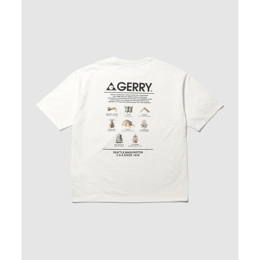 GERRY ジェリー Tシャツ メンズ レディース 半袖 吸水速乾 ドライ ロゴ